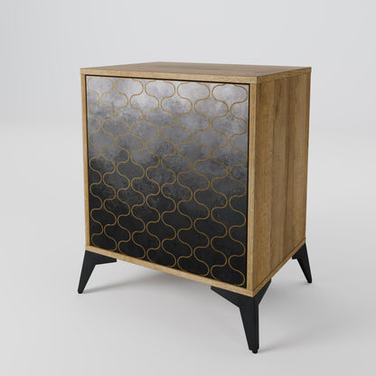 TESSELATED GRAYISH 1-Door Sideboard