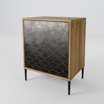 TESSELATED GRAYISH 1-Door Sideboard
