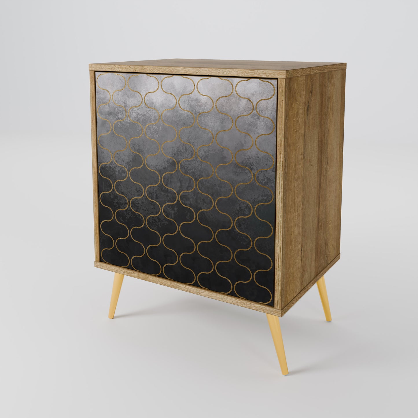 TESSELATED GRAYISH 1-Door Sideboard
