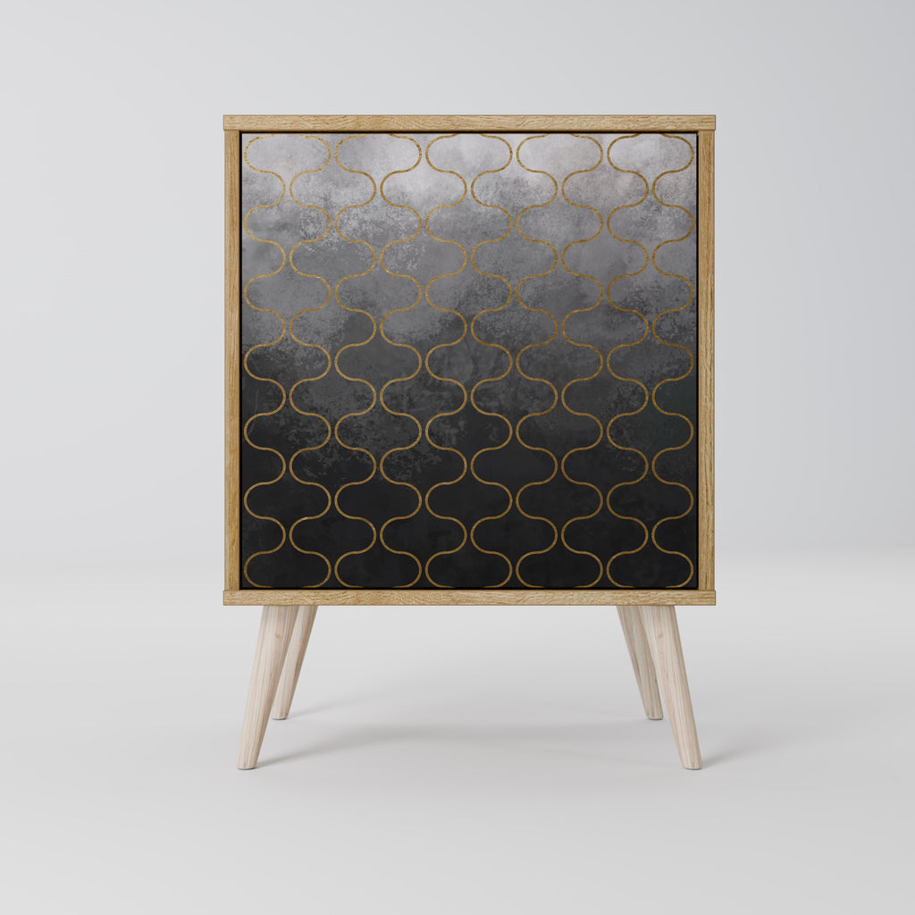 TESSELATED GRAYISH 1-Door Sideboard