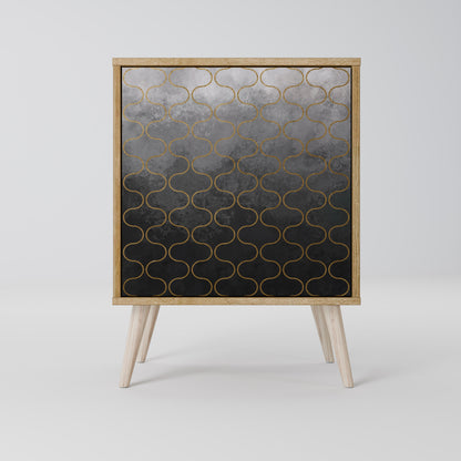 TESSELATED GRAYISH 1-Door Sideboard
