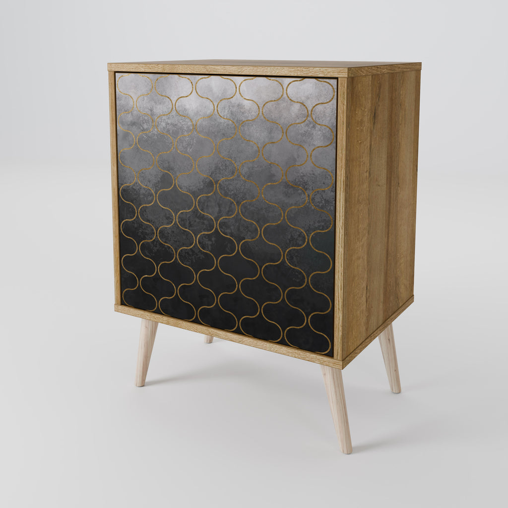 TESSELATED GRAYISH 1-Door Sideboard