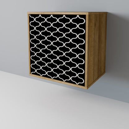 TESSELATED BLACKNESS 1-Door Sideboard
