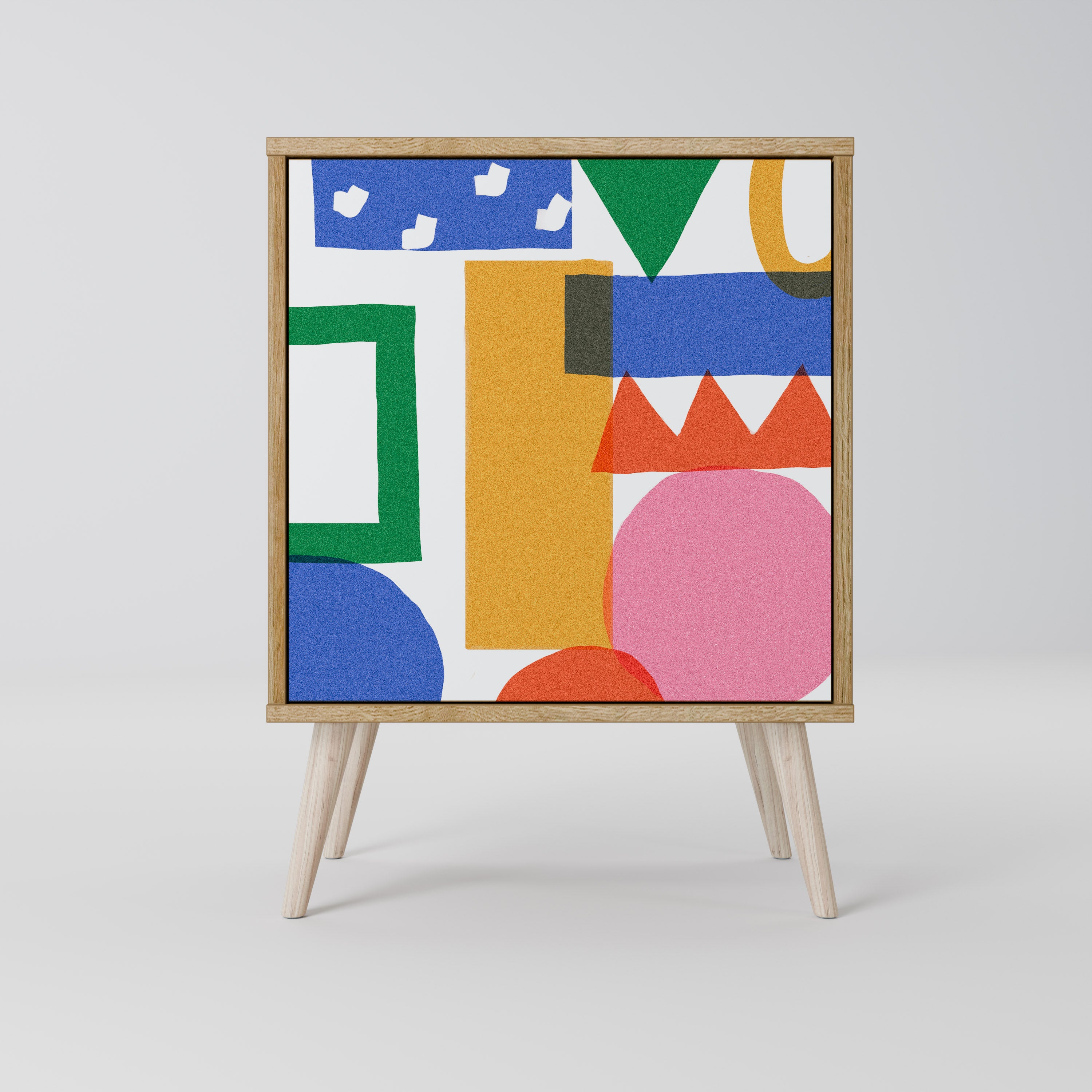 GEOMETRIC GLIMMER 1-Door Sideboard