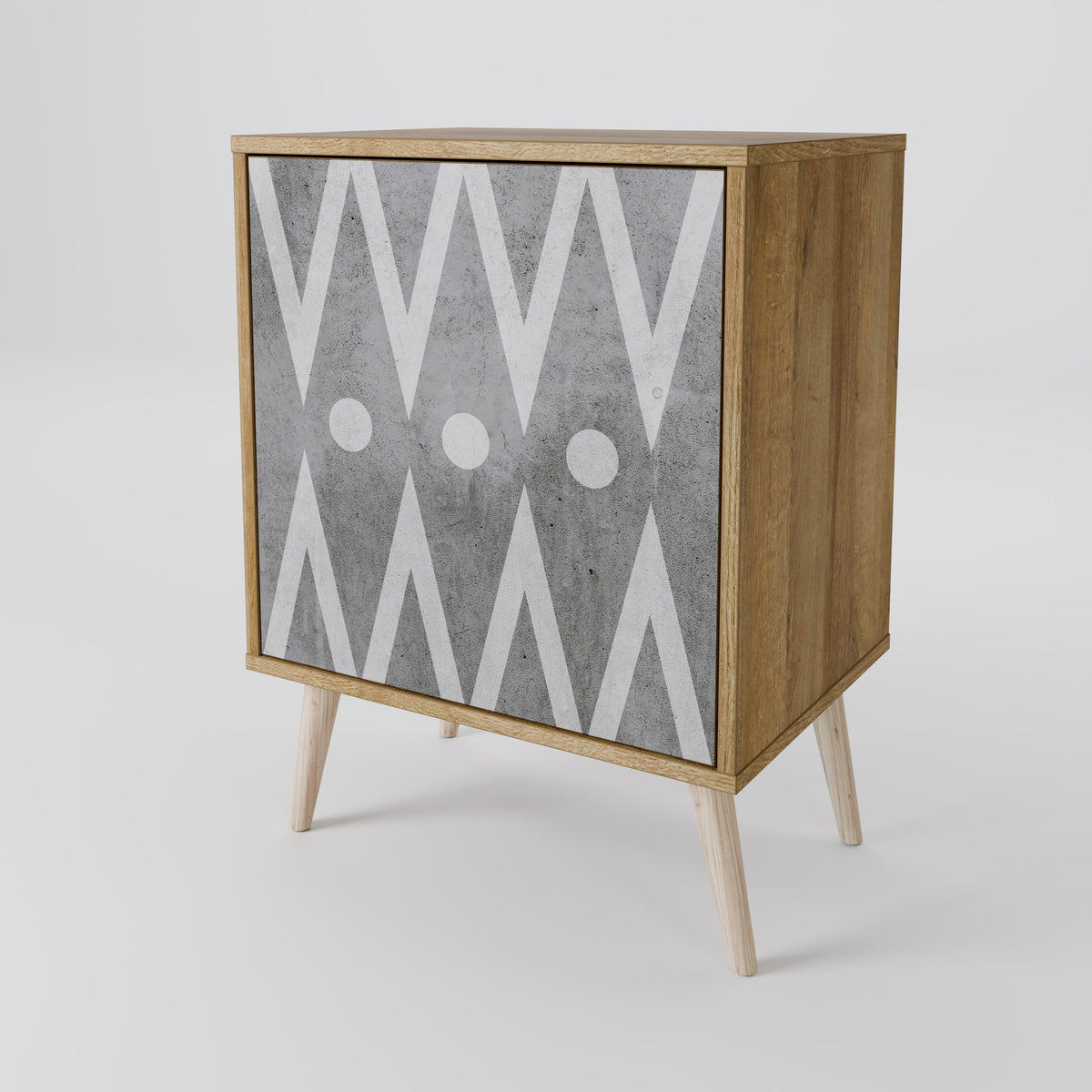 SHARP EDGES 1-Door Sideboard