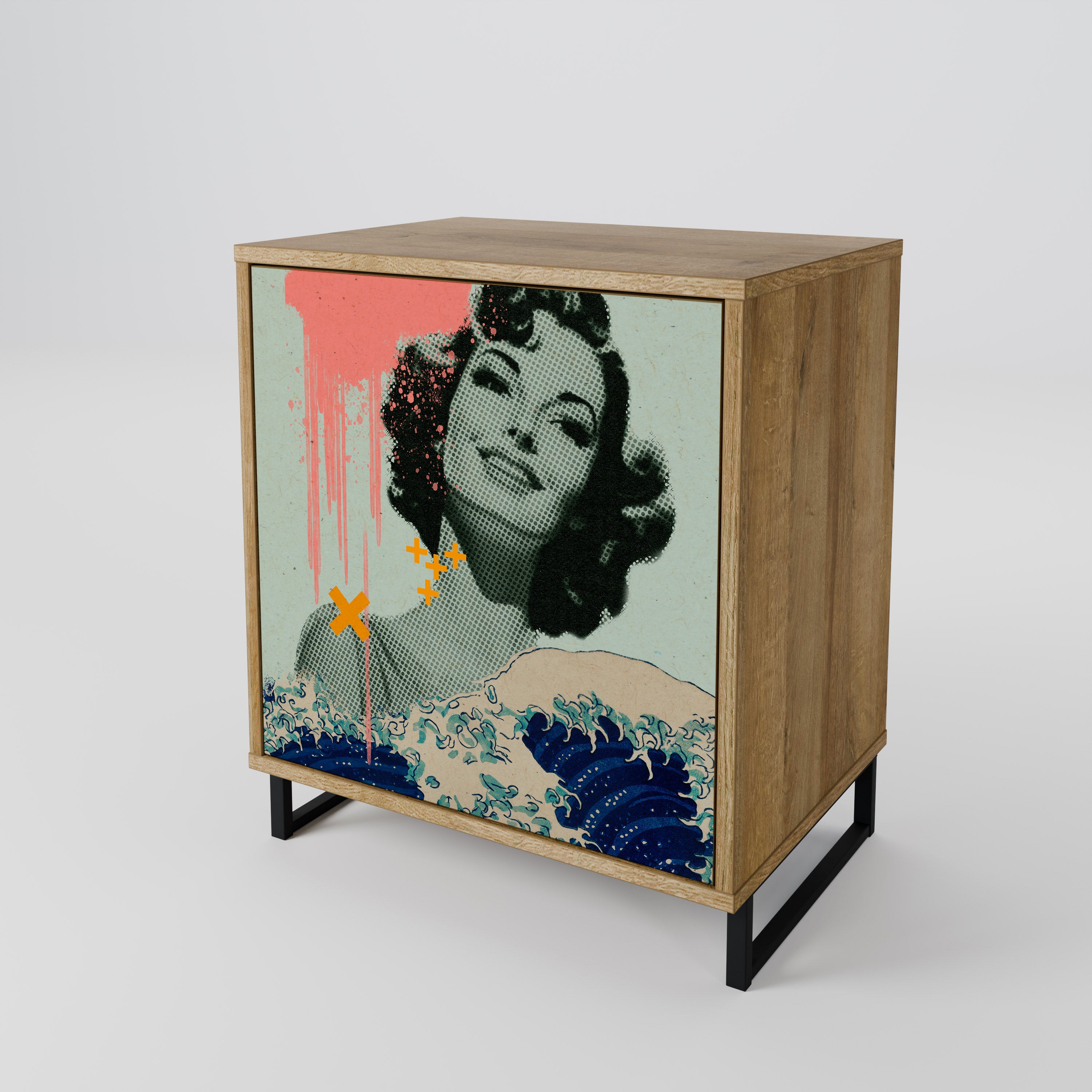 KANAGAWA BEAUTY 1-Door Sideboard
