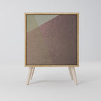 BEIGE GEOMETRY 1-Door Sideboard