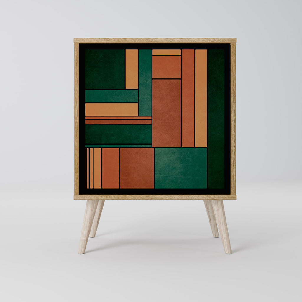 EARTHY FIGURES 1-Door Sideboard