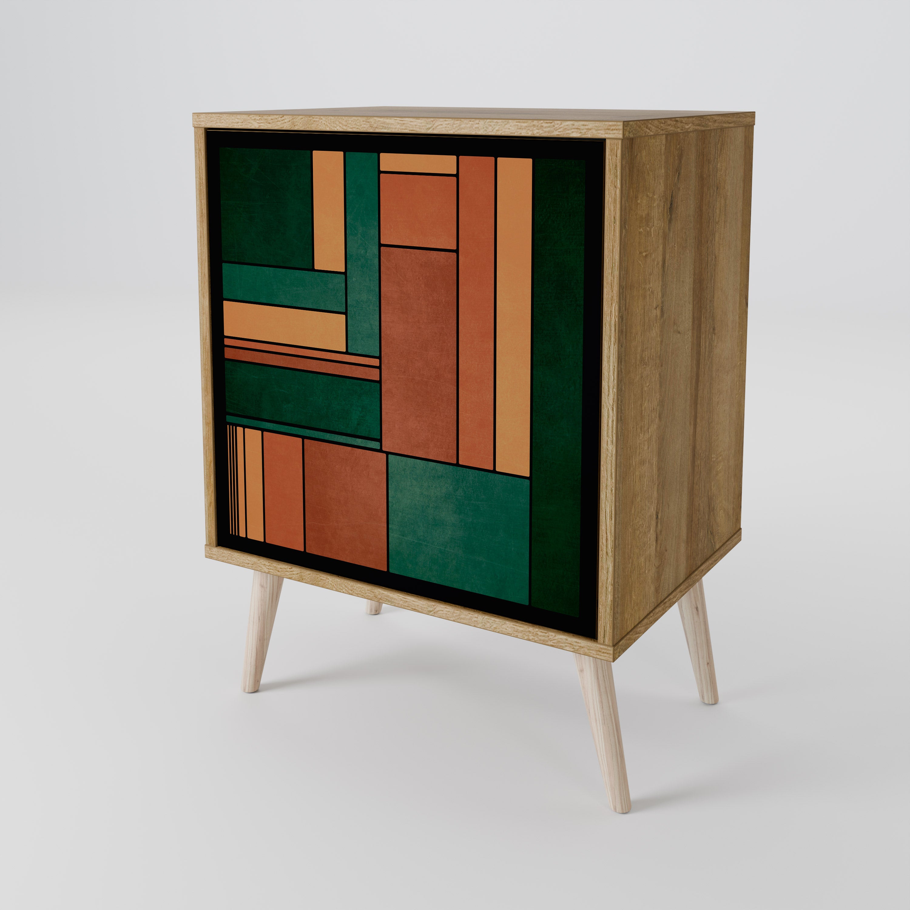 EARTHY FIGURES 1-Door Sideboard