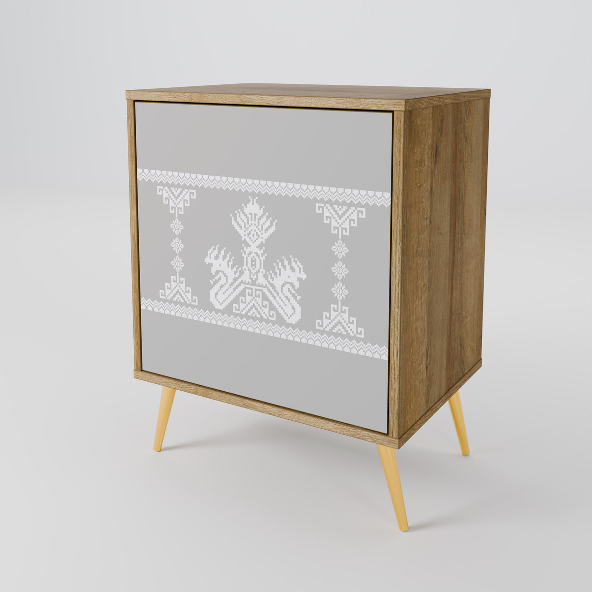 THAI GRAY 1-Door Sideboard