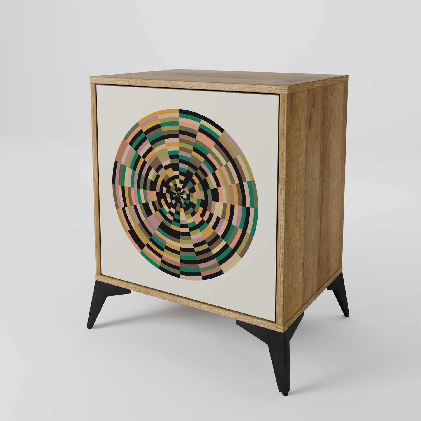 GREEN CIRCLES 1-Door Sideboard