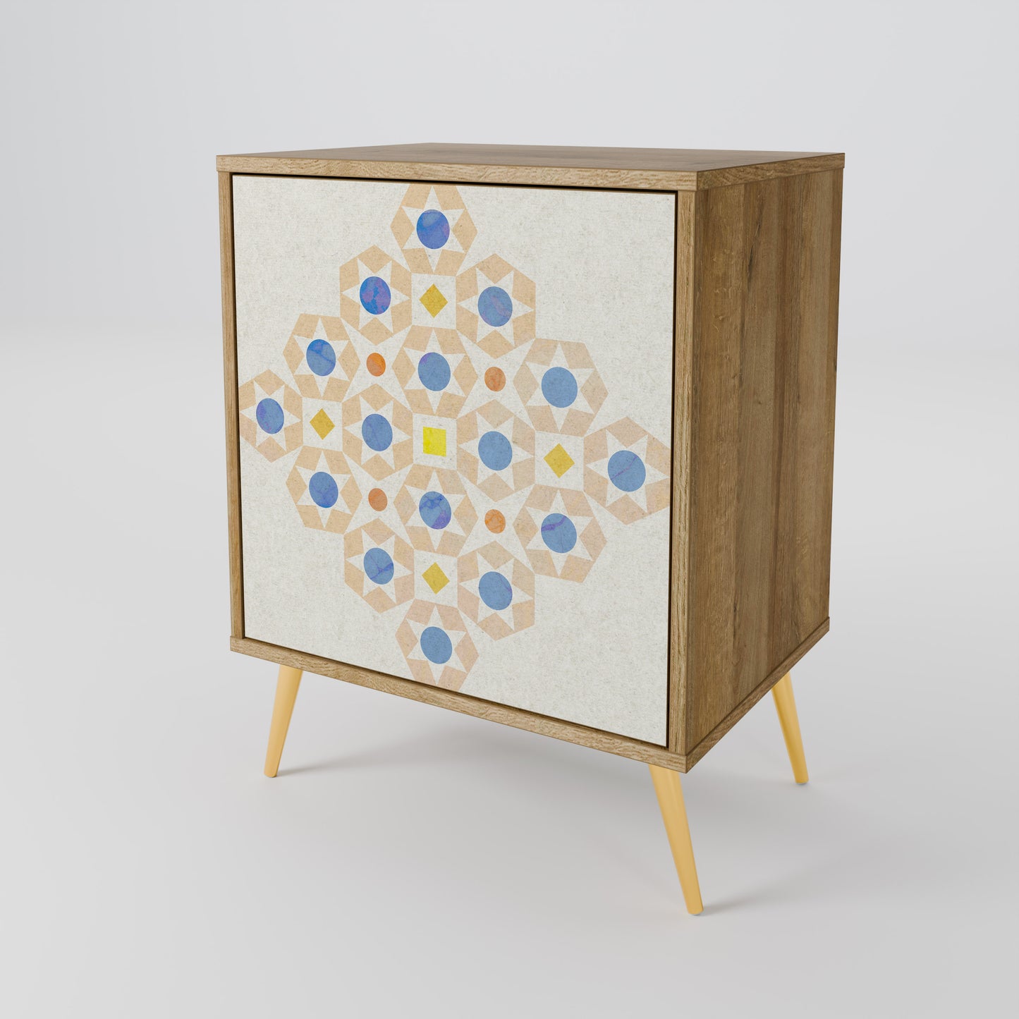 PATTERNED PRISM 1-Door Sideboard