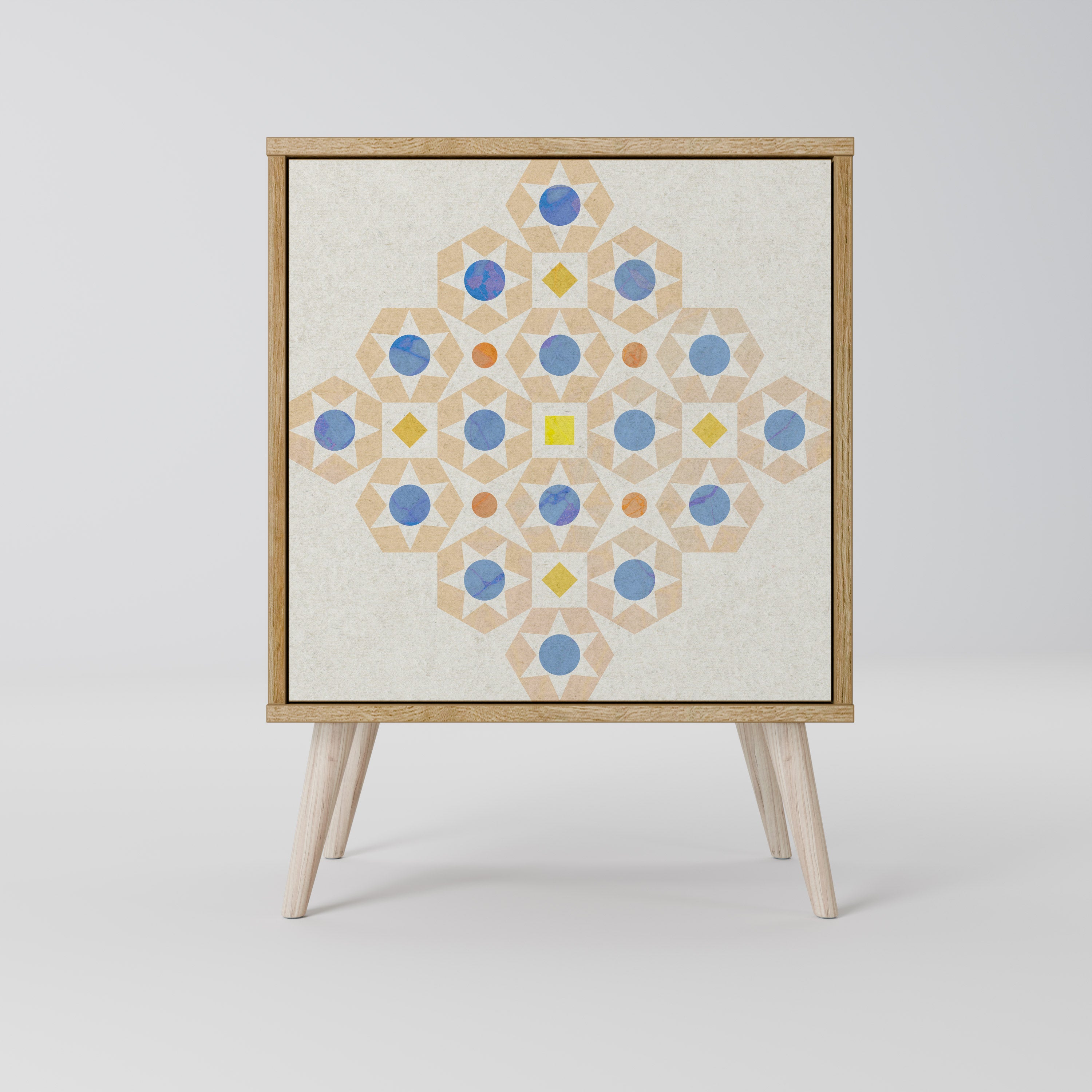 PATTERNED PRISM 1-Door Sideboard