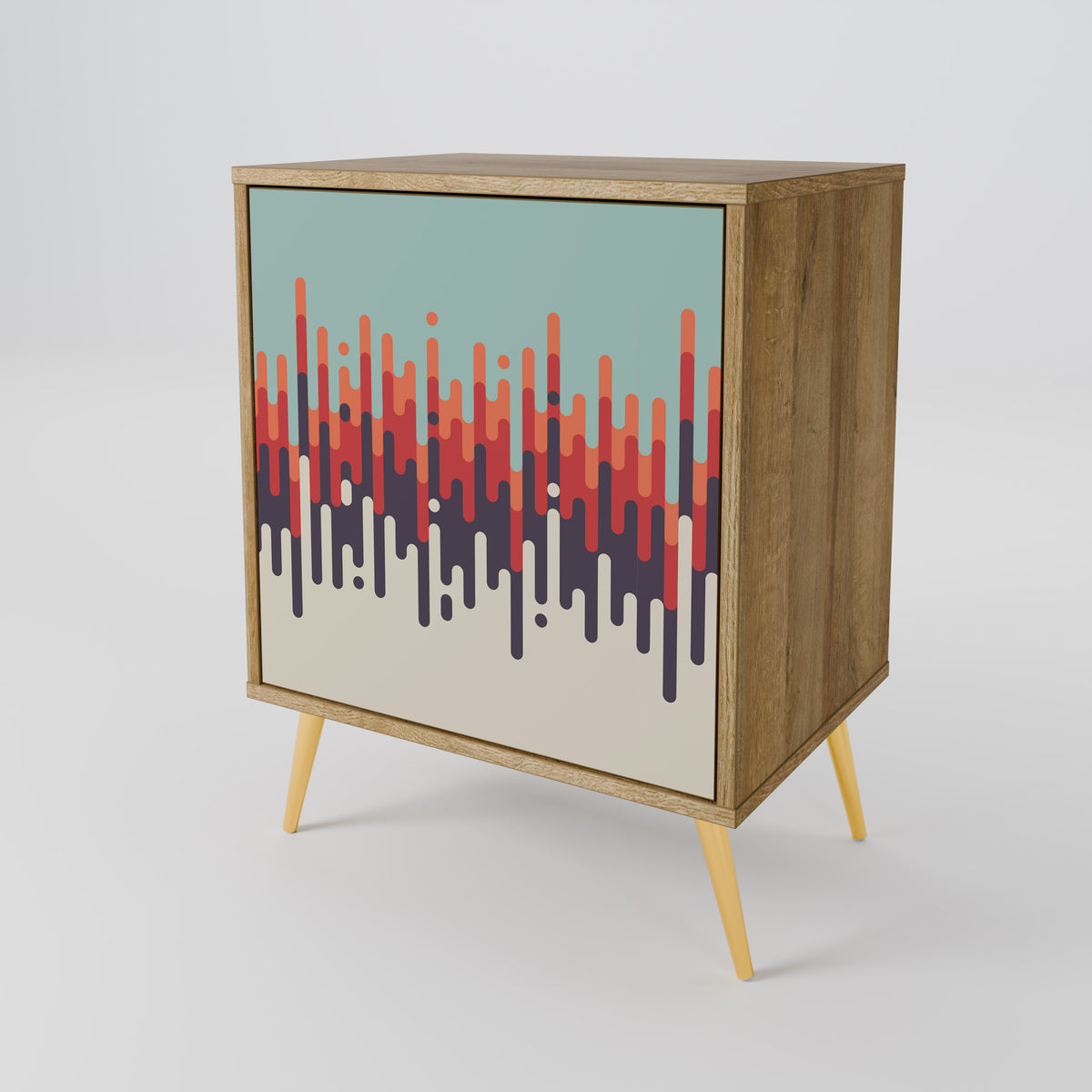 CHROMA CONTOURS 1-Door Sideboard