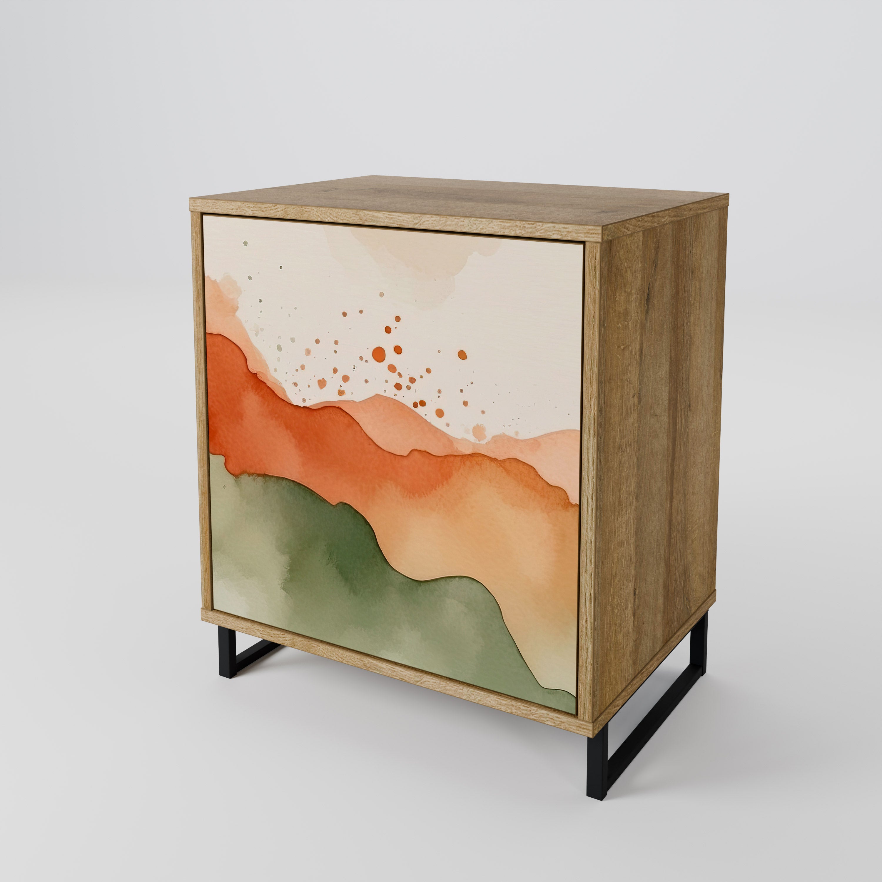 WATERCOLOUR PEAKS 1-Door Sideboard