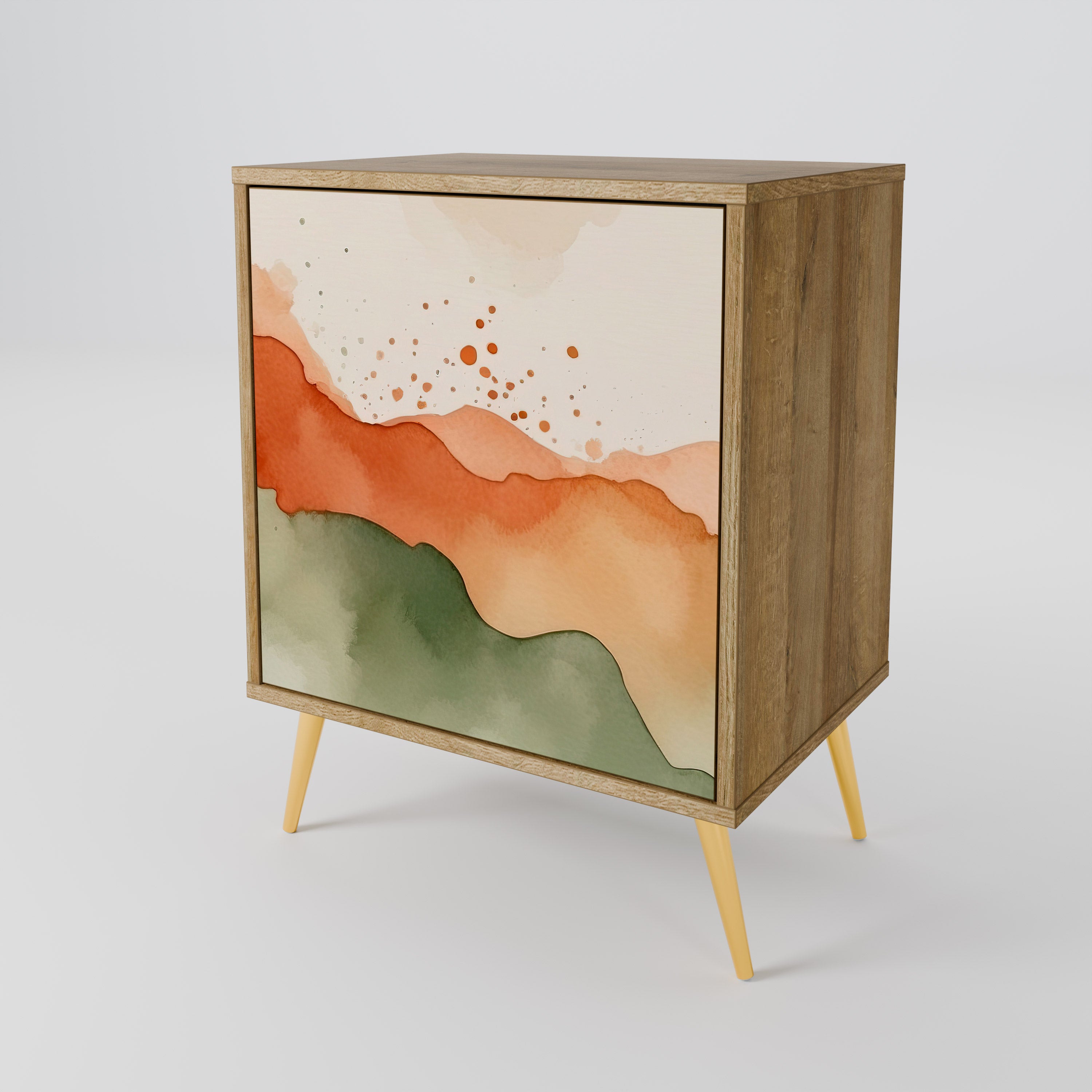 WATERCOLOUR PEAKS 1-Door Sideboard