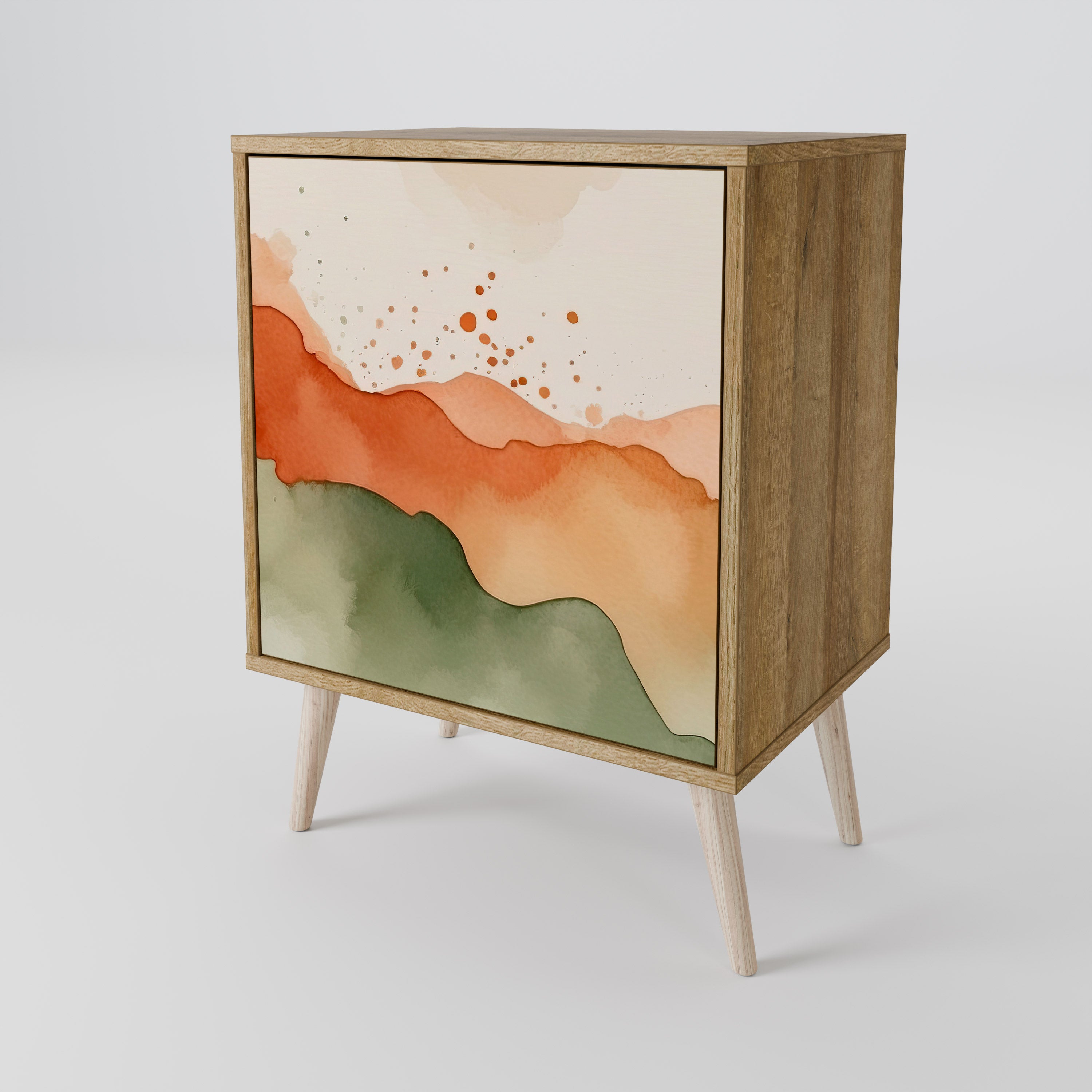 WATERCOLOUR PEAKS 1-Door Sideboard