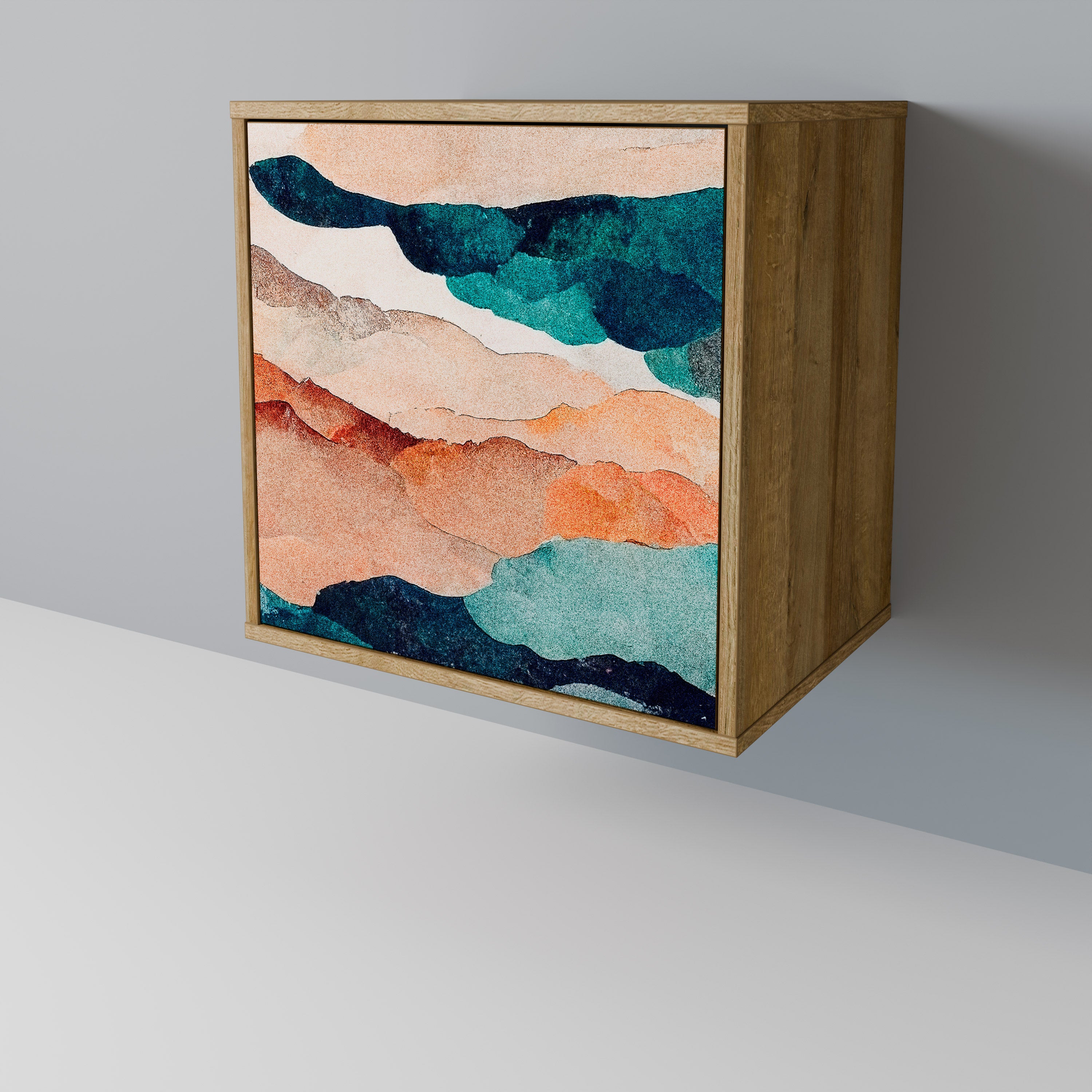 ABSTRACT LANDSCAPE 1-Door Sideboard