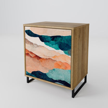 ABSTRACT LANDSCAPE 1-Door Sideboard