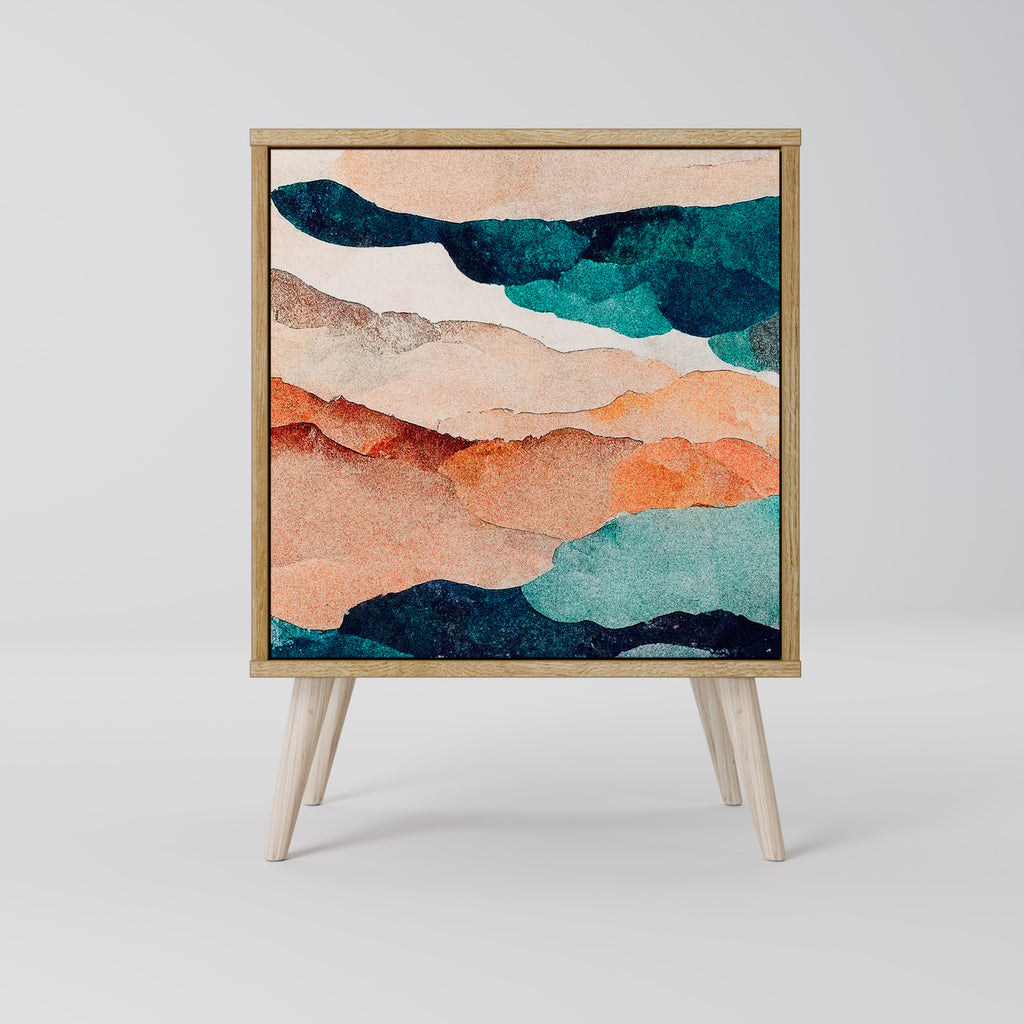 ABSTRACT LANDSCAPE 1-Door Sideboard