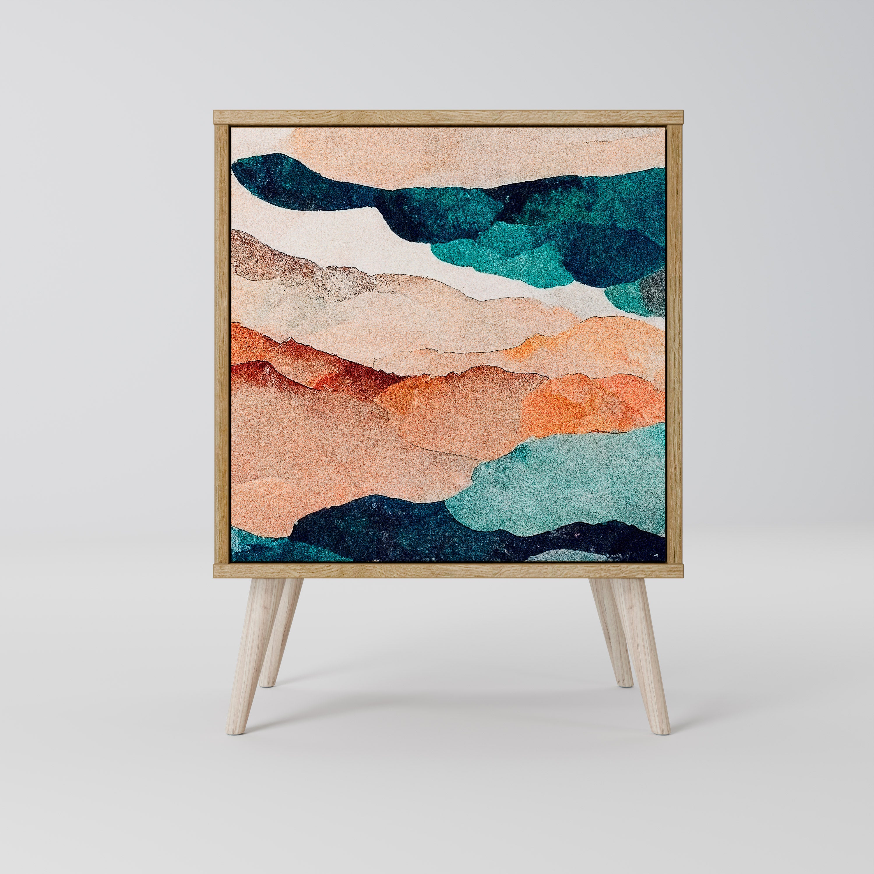 ABSTRACT LANDSCAPE 1-Door Sideboard