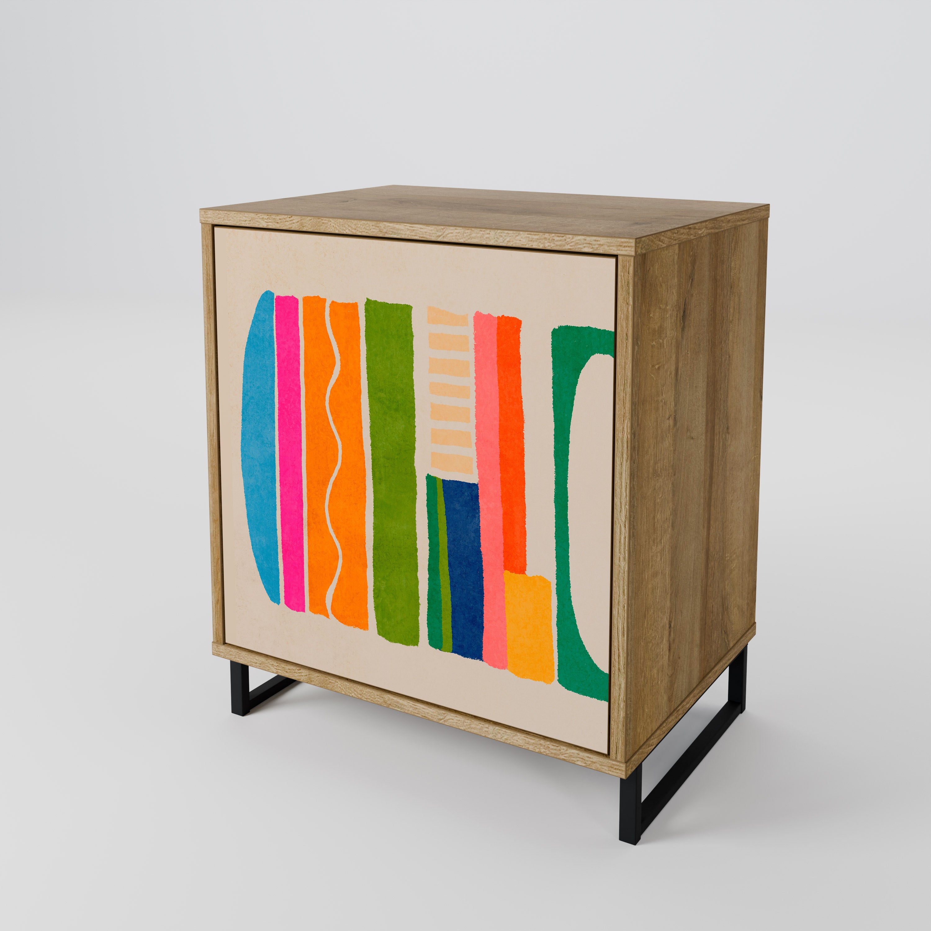 GEOMETRIC SHINE 1-Door Sideboard