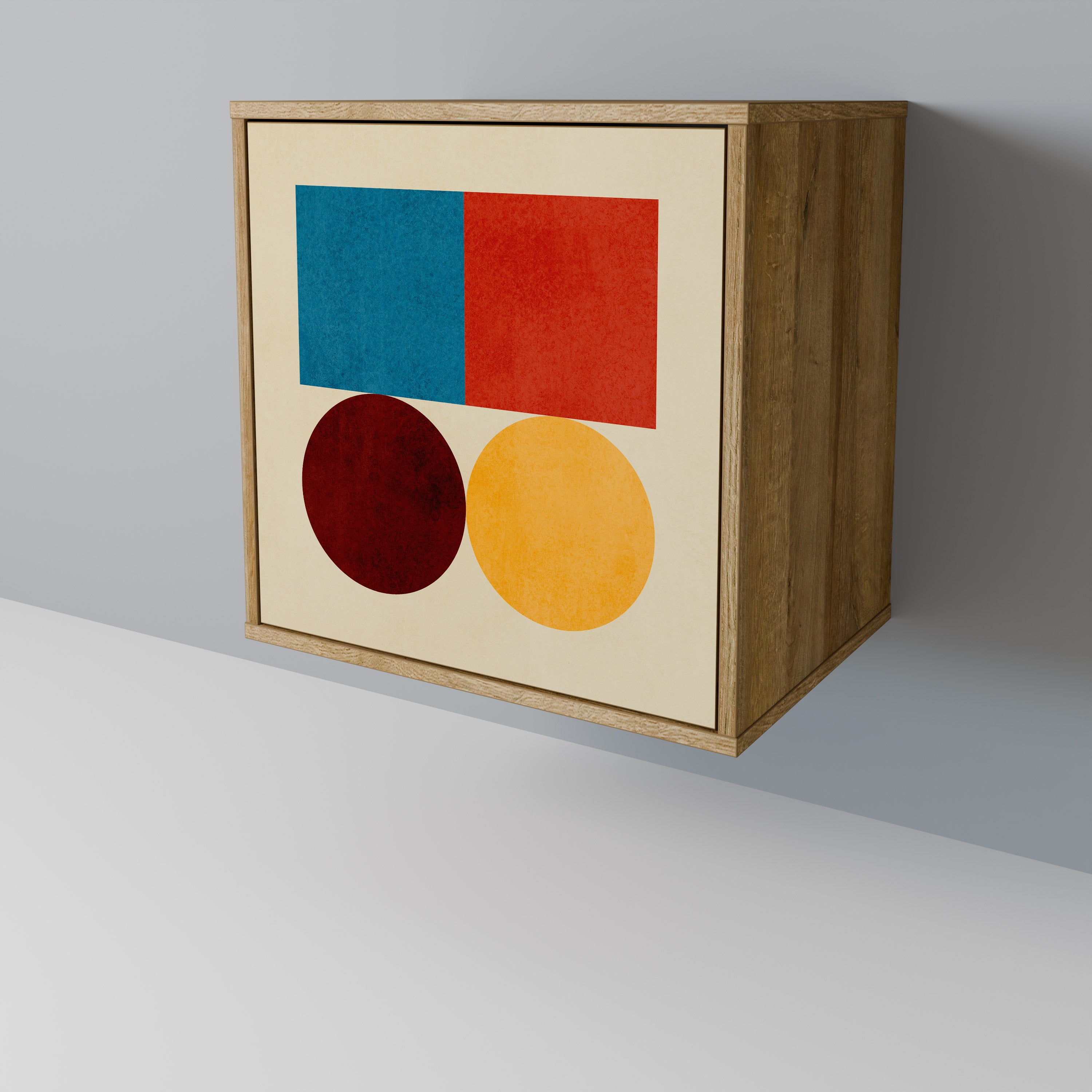 GEOMETRIC PUZZLE 1-Door Sideboard