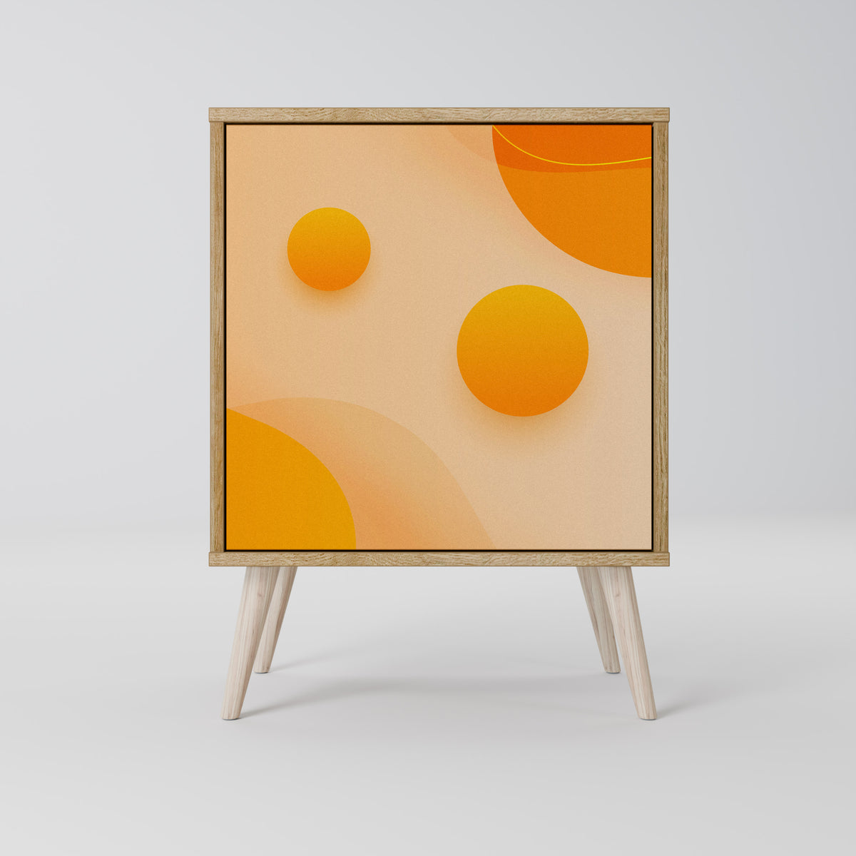 ORANGE ARRANGEMENT 1-Door Sideboard