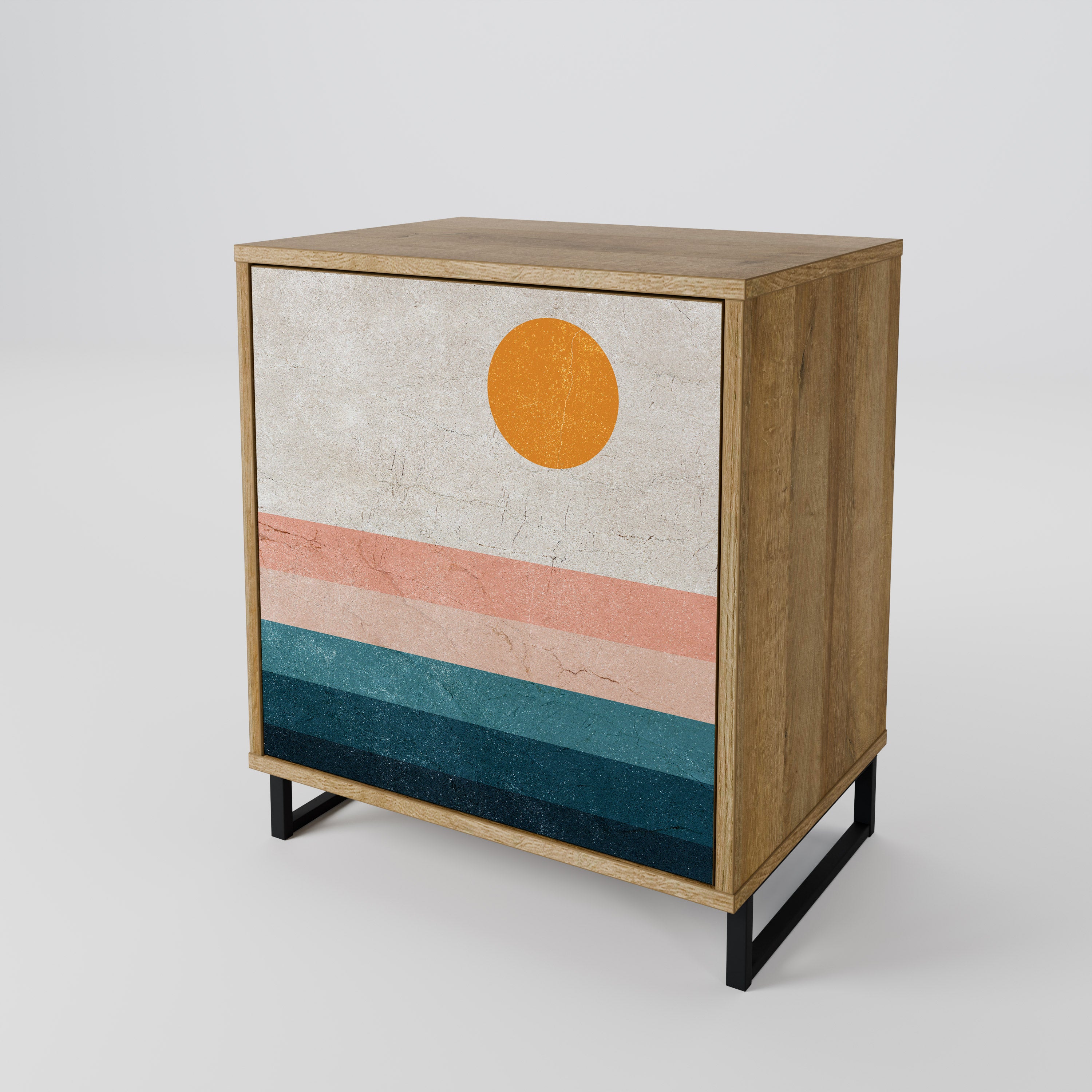 TWO HALVES 1-Door Sideboard