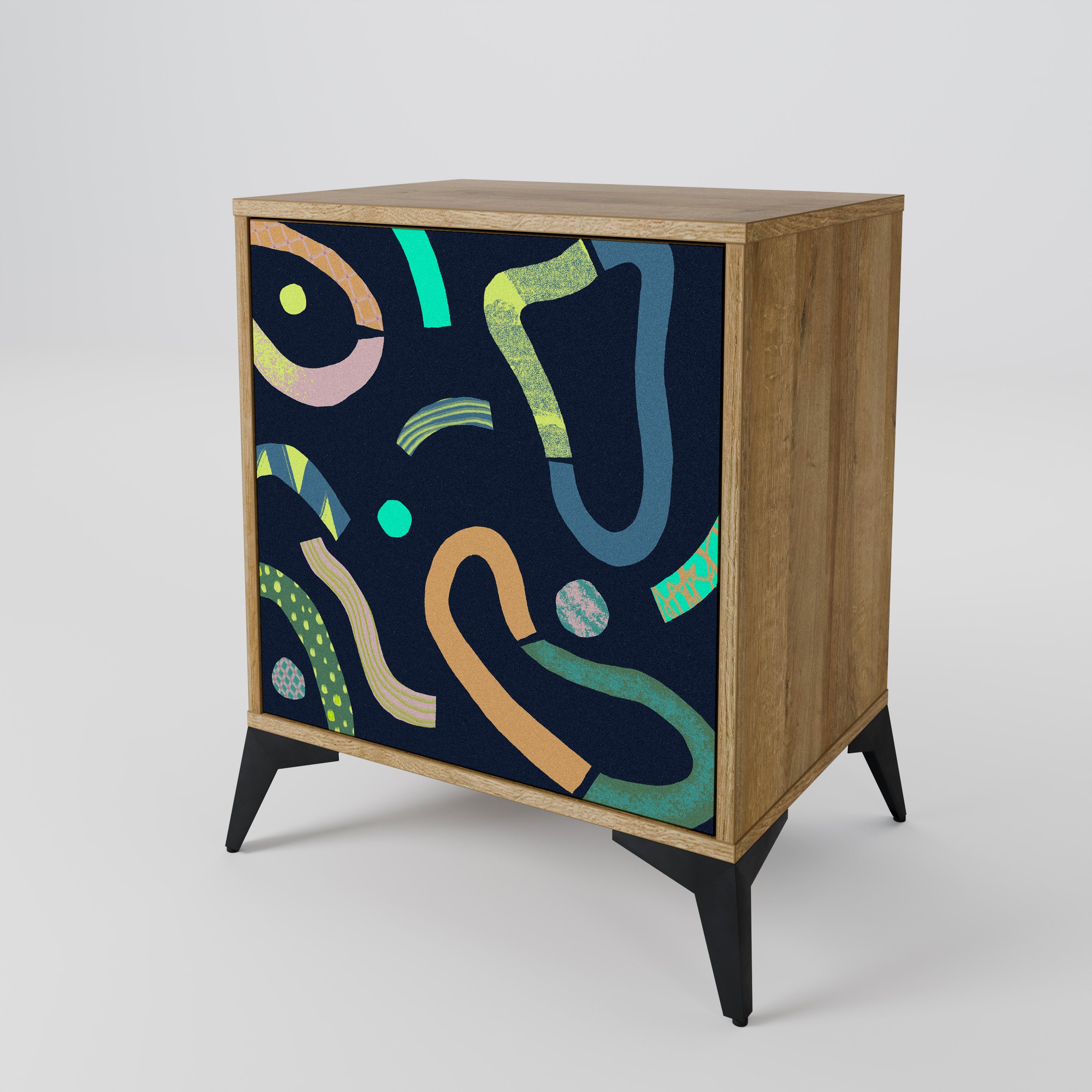 CONTRAST DANCE 1-Door Sideboard