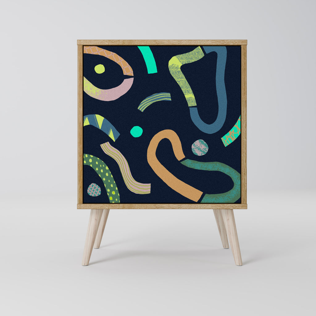 CONTRAST DANCE 1-Door Sideboard