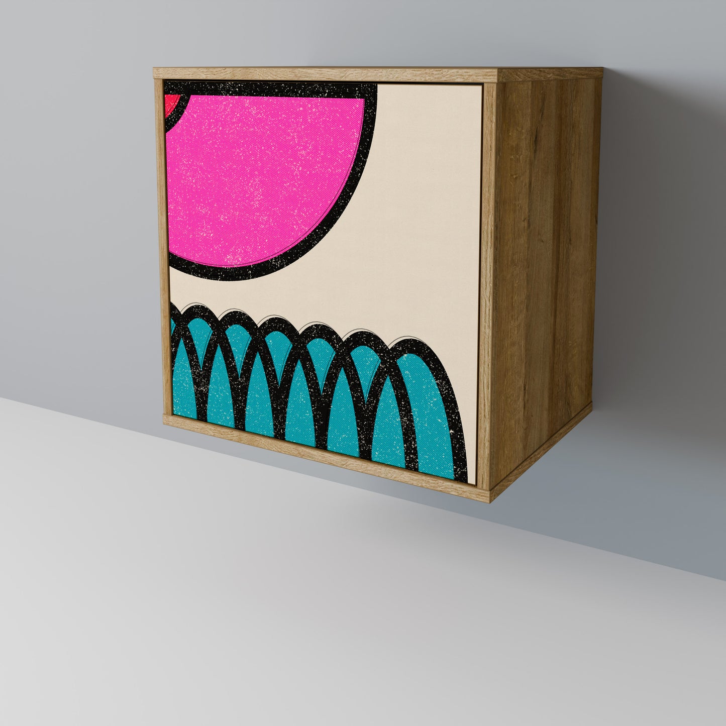 GEOMETRIC RHAPSODY 1-Door Sideboard