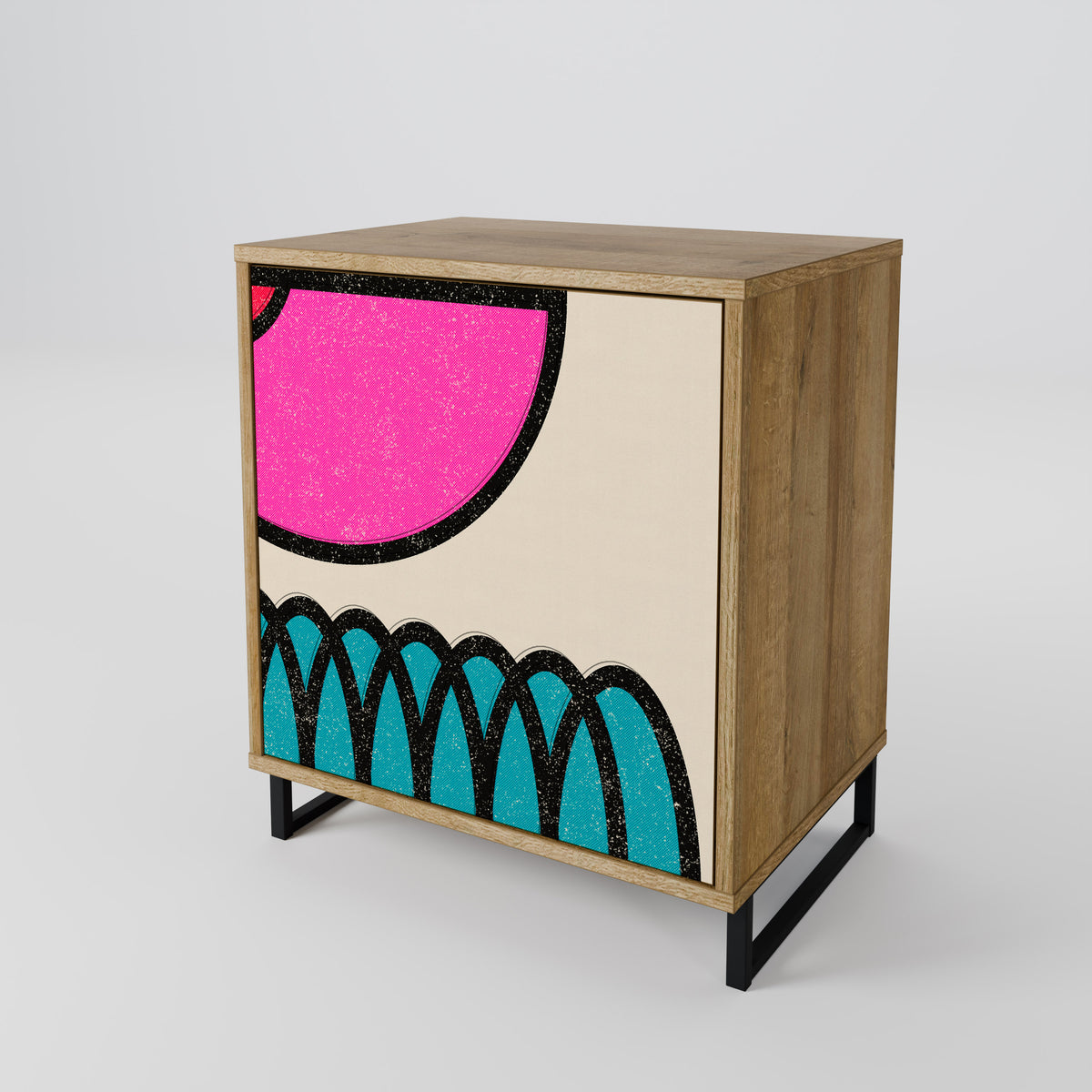 GEOMETRIC RHAPSODY 1-Door Sideboard
