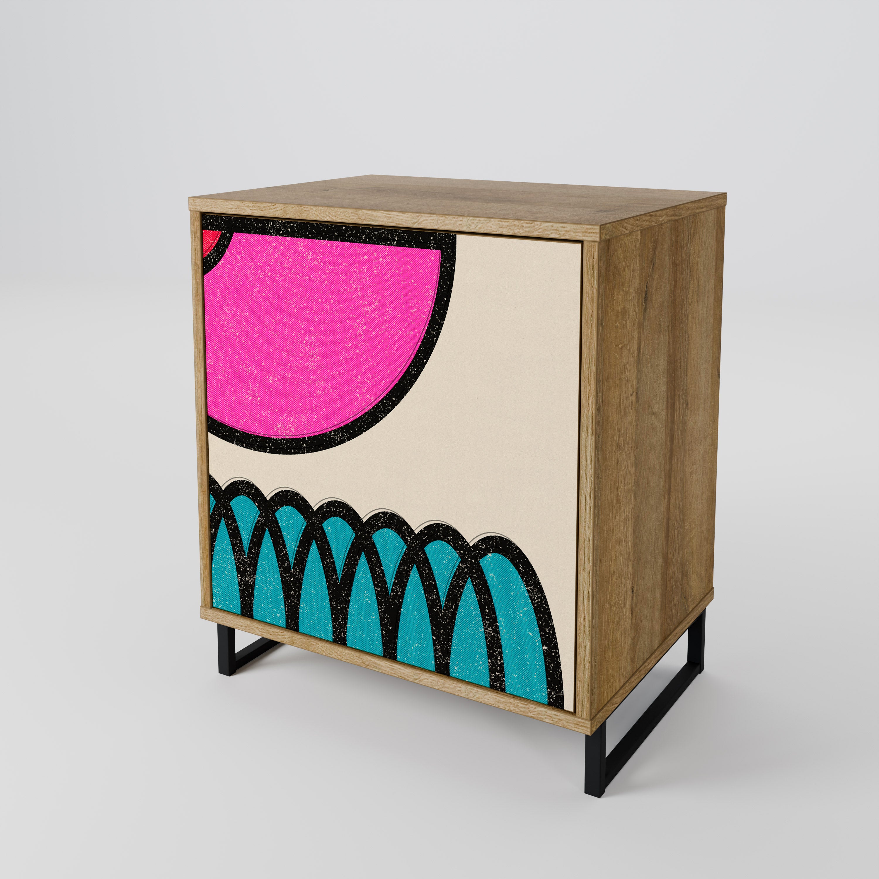 GEOMETRIC RHAPSODY 1-Door Sideboard
