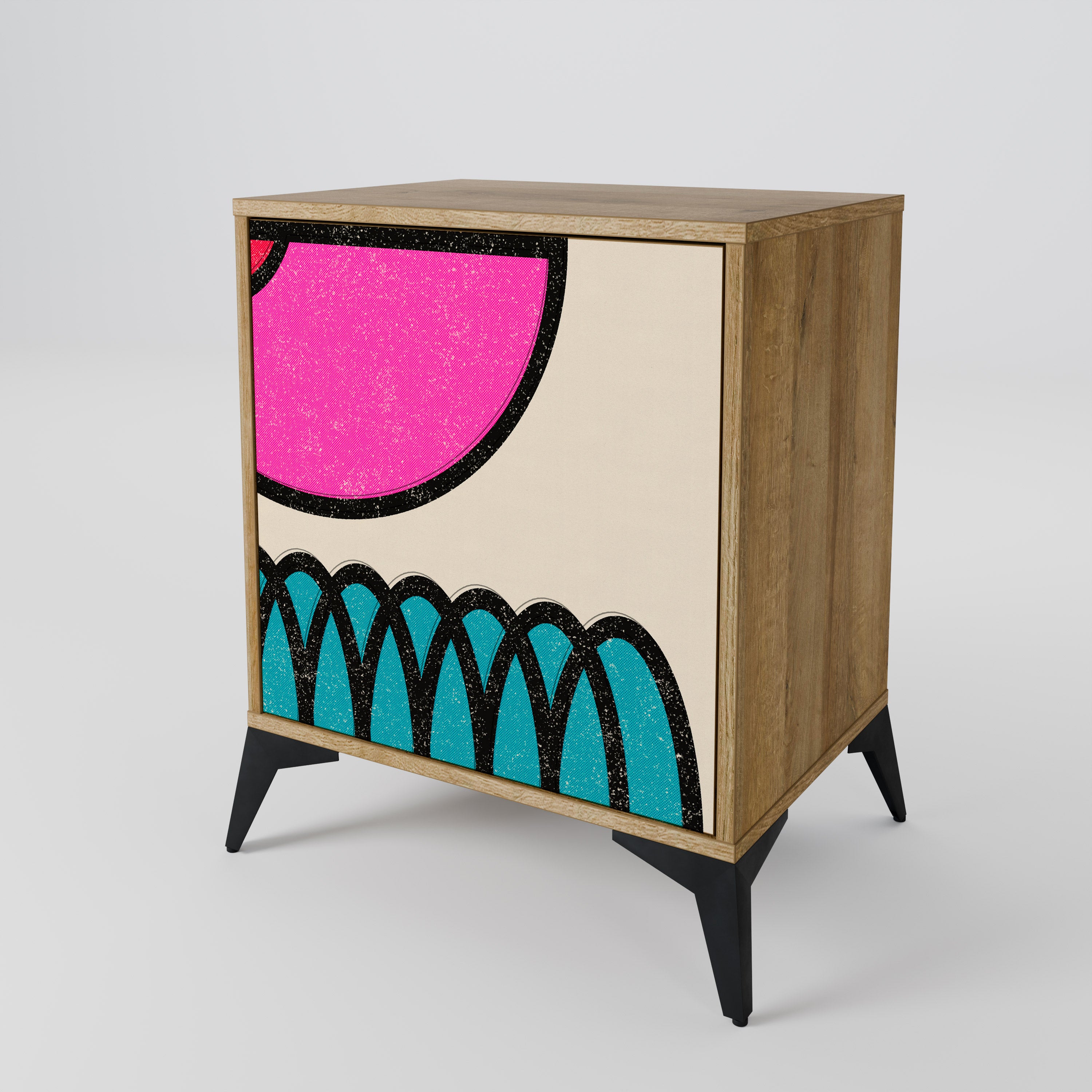 GEOMETRIC RHAPSODY 1-Door Sideboard