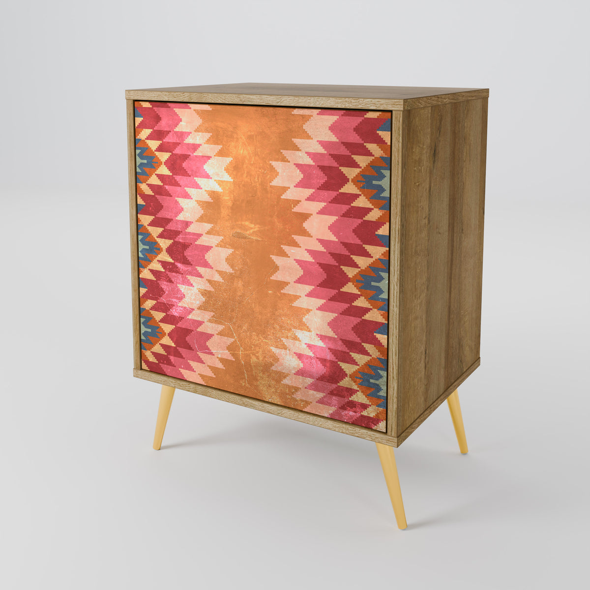 INDIAN FOLK 1-Door Sideboard