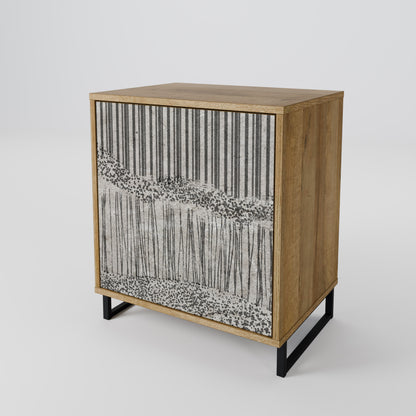 GRAIN LINES 1-Door Sideboard