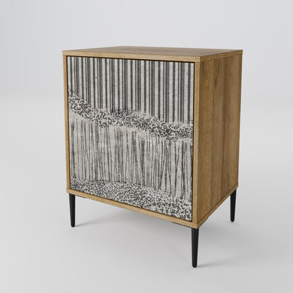 GRAIN LINES 1-Door Sideboard