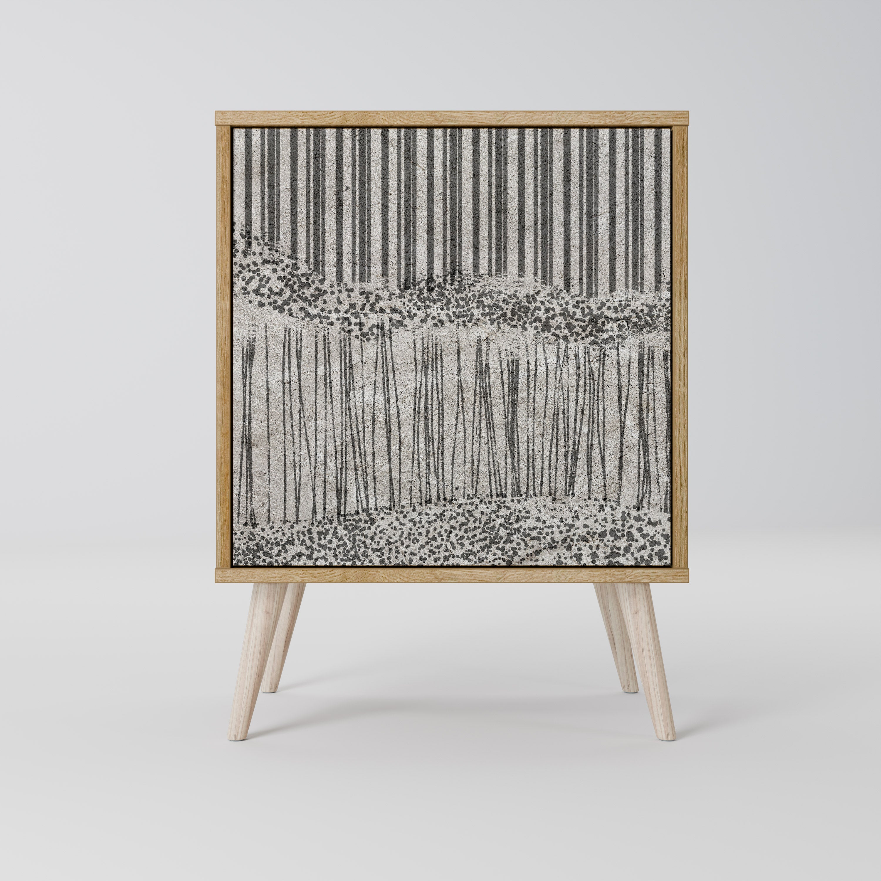 GRAIN LINES 1-Door Sideboard