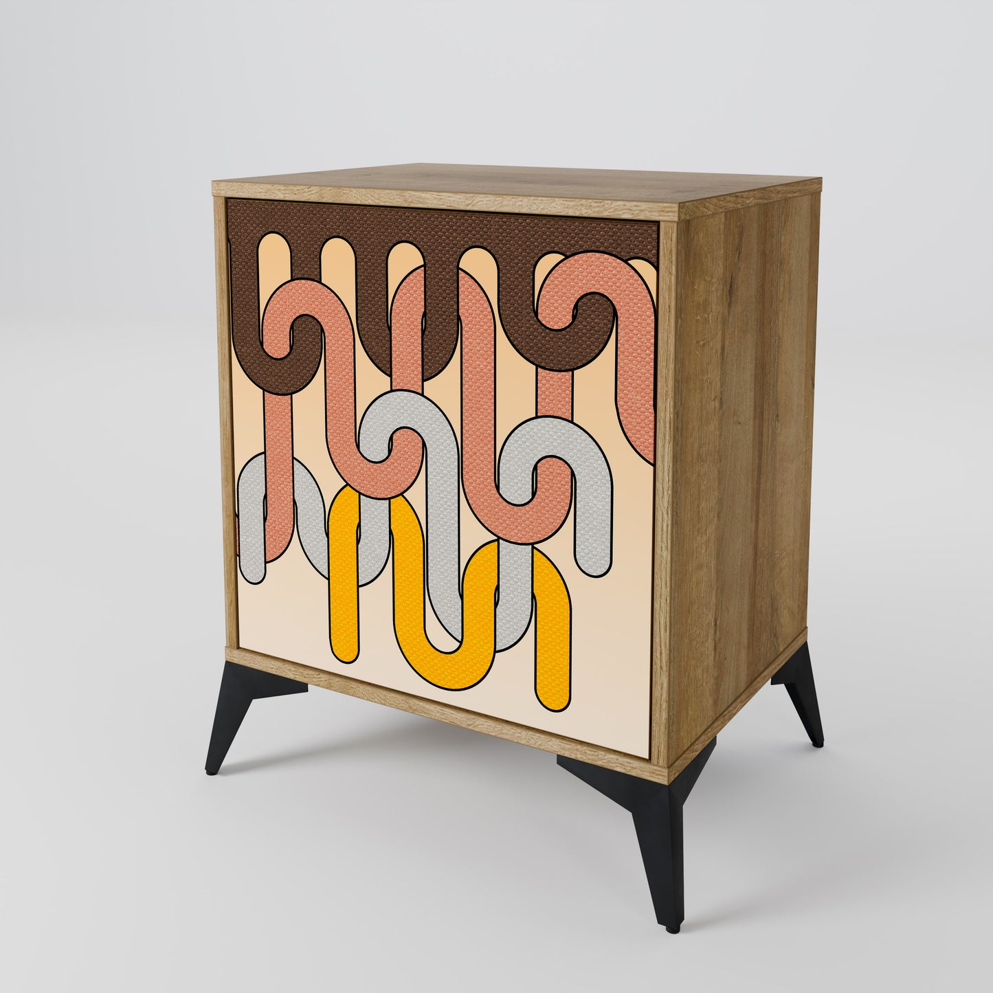 COLORFUL STRINGS 1-Door Sideboard