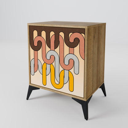 COLORFUL STRINGS 1-Door Sideboard