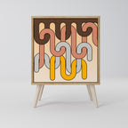 COLORFUL STRINGS 1-Door Sideboard