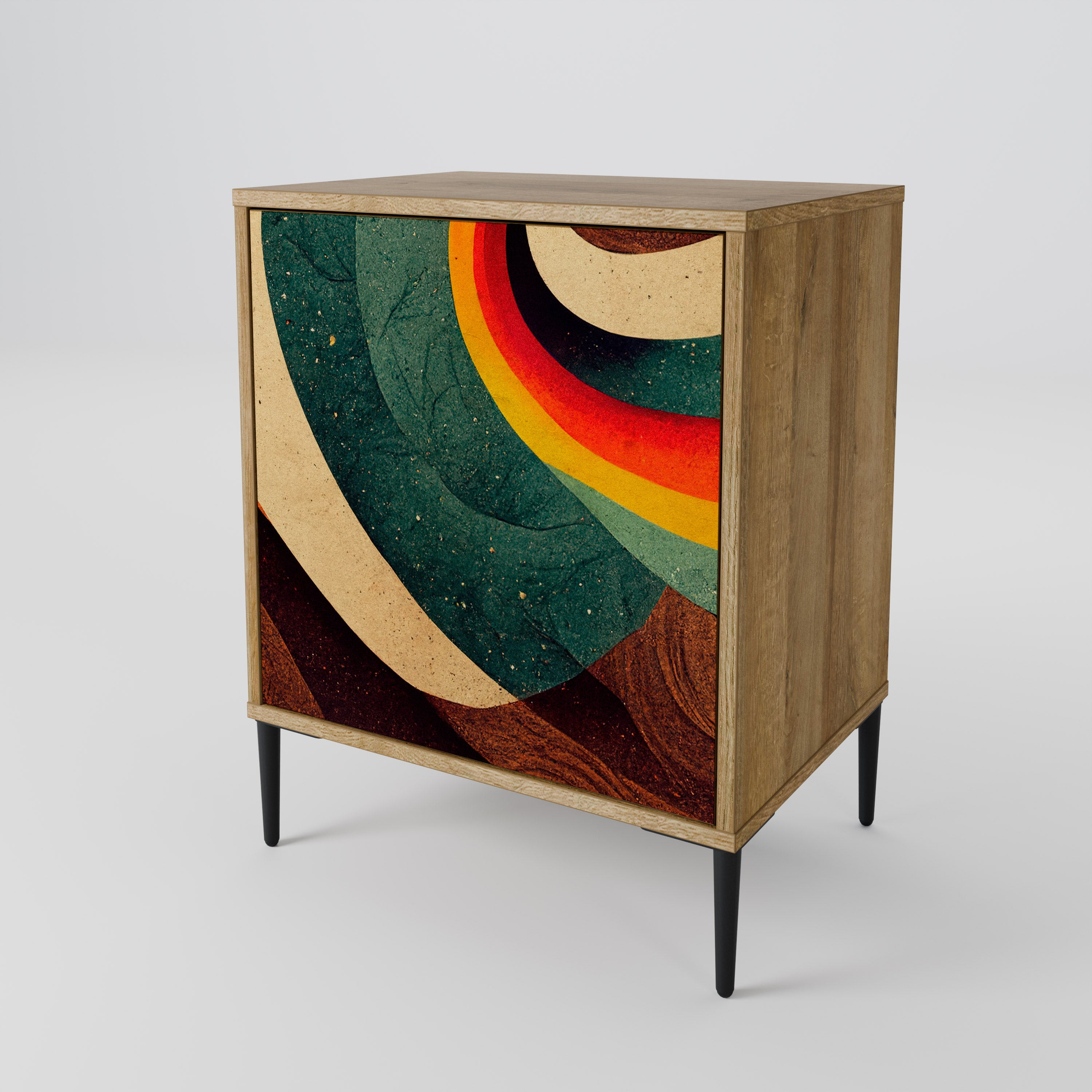 COLORFUL STRANDS 1-Door Sideboard