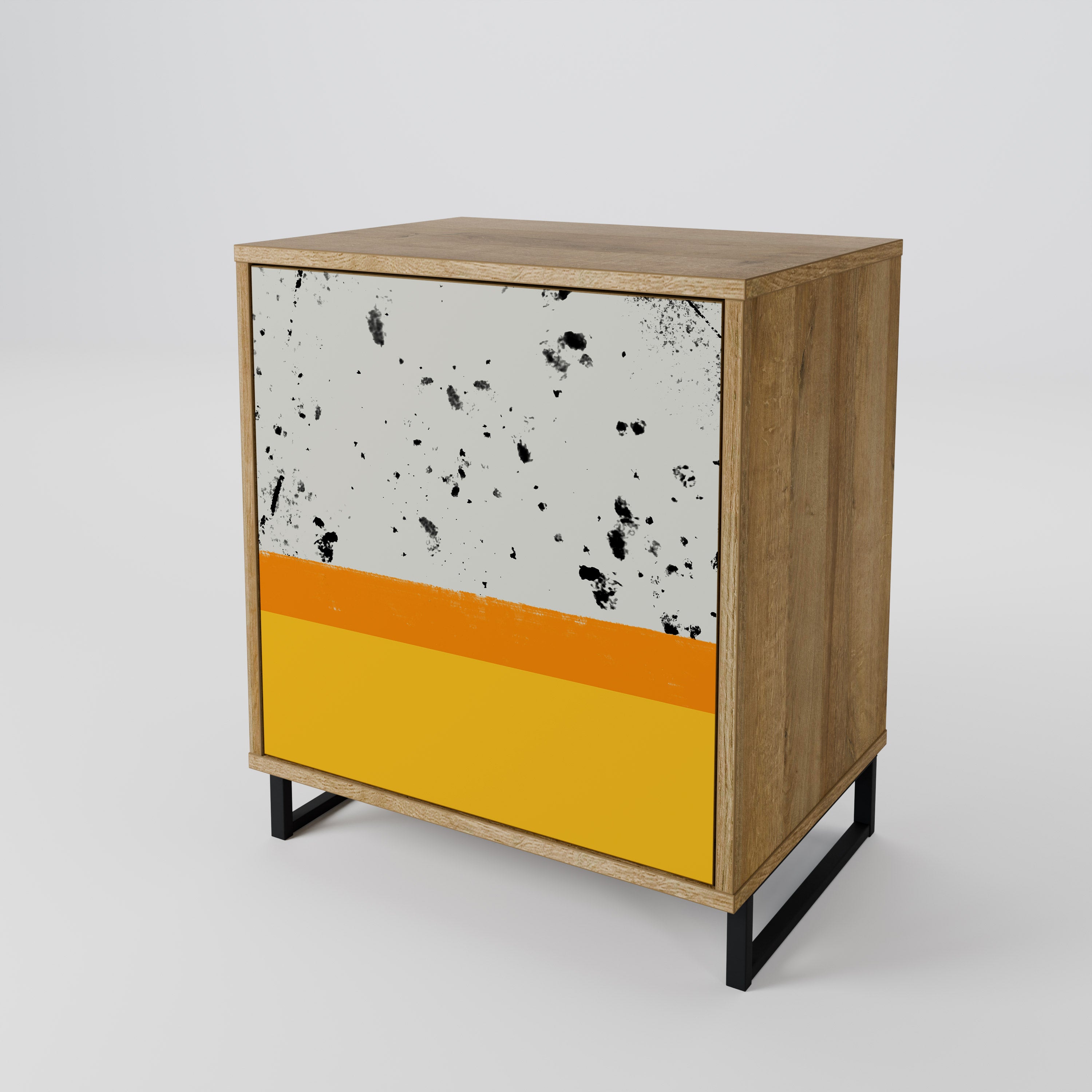 DYED BY ORANGE 1-Door Sideboard
