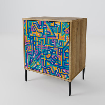MEMORIES MAP 1-Door Sideboard