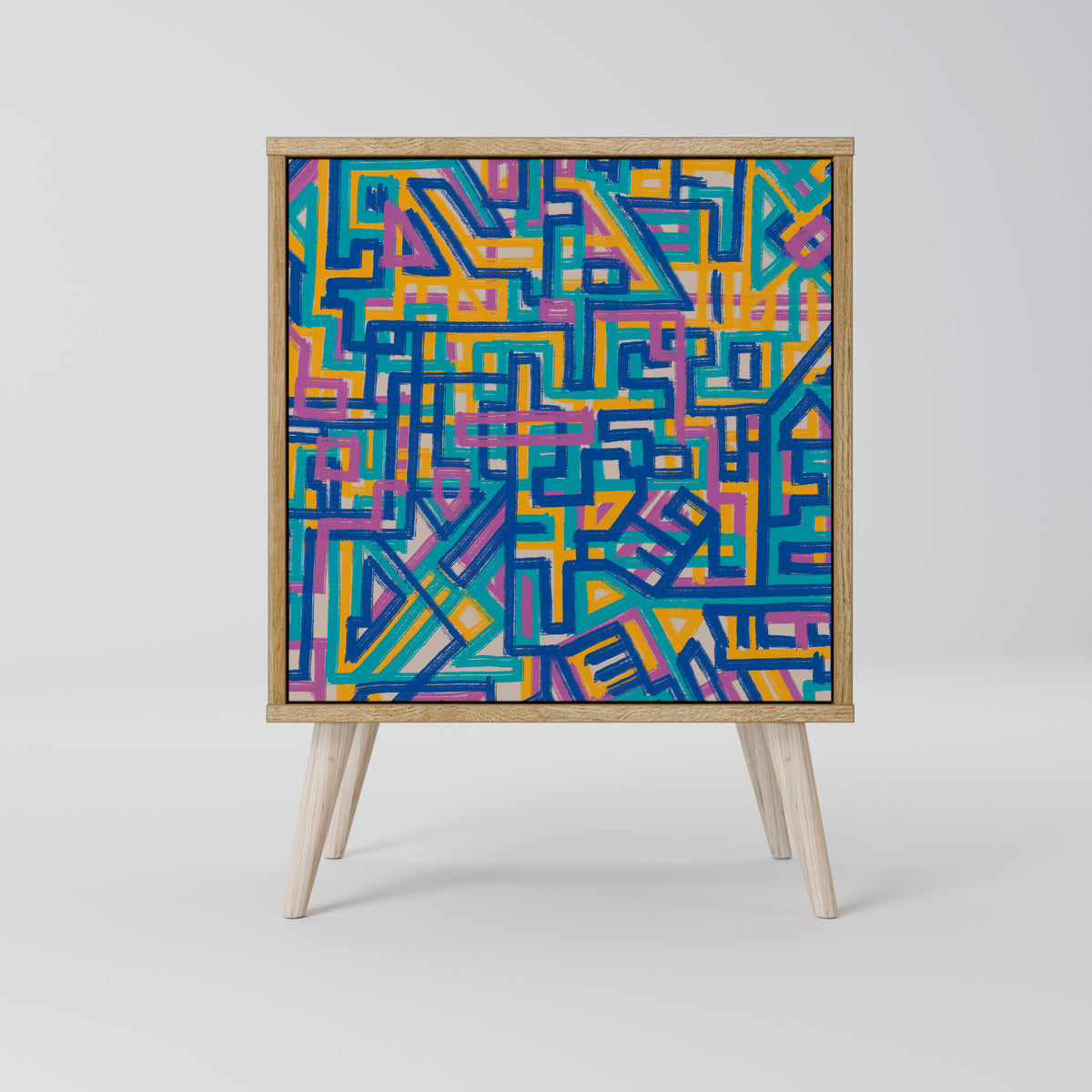 MEMORIES MAP 1-Door Sideboard
