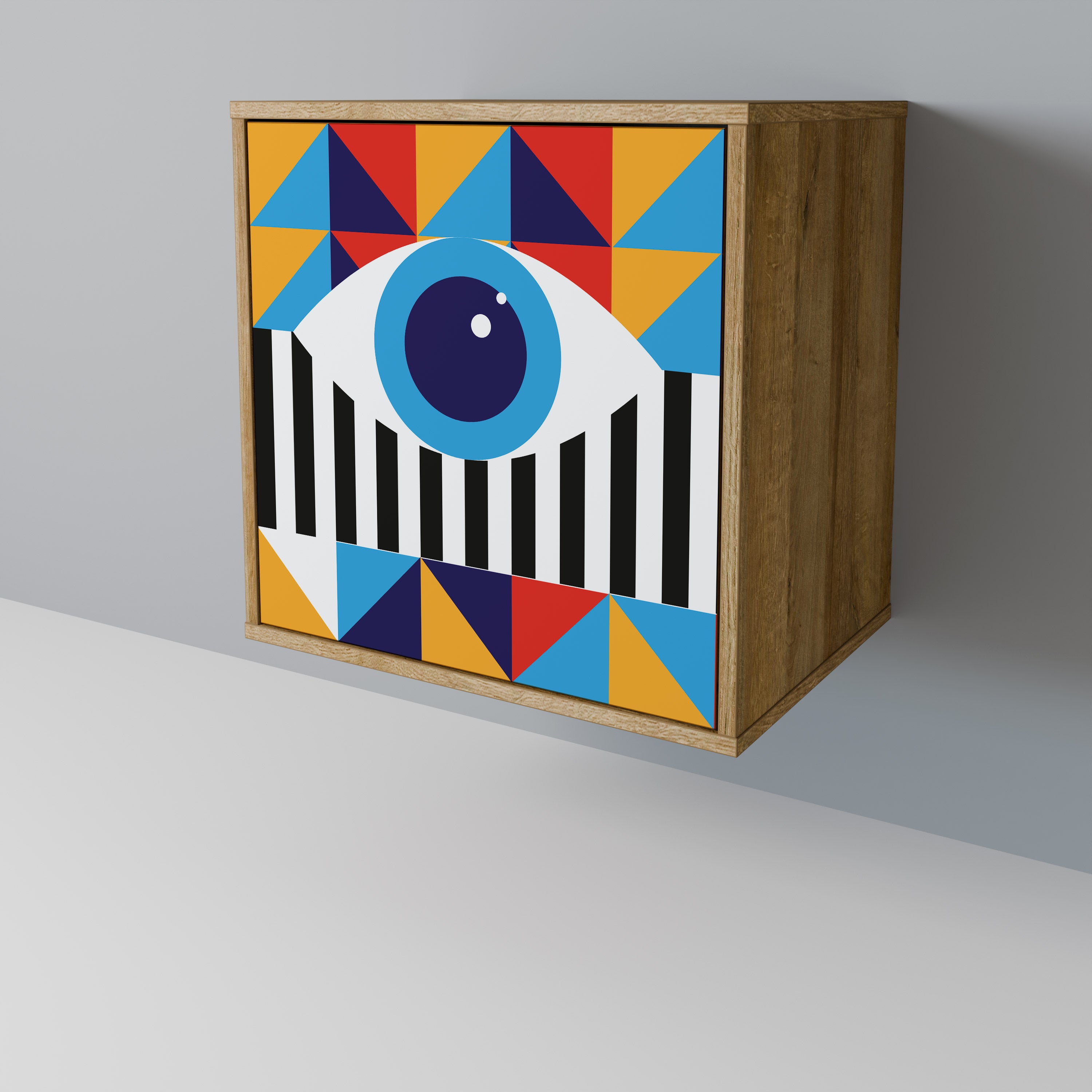 ABSTRACTION AND GEOMETRY 1-Door Sideboard