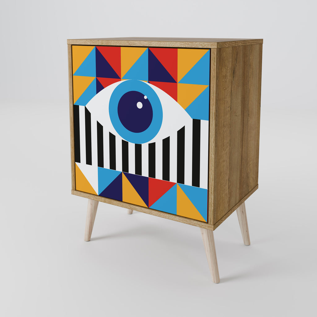 ABSTRACTION AND GEOMETRY 1-Door Sideboard