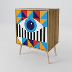 ABSTRACTION AND GEOMETRY 1-Door Sideboard