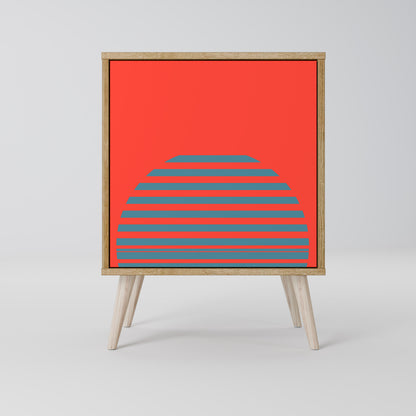 RISING GEOMETRY STARS 1-Door Sideboard